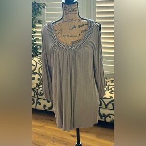 Cold Shoulder Long Sleeve Top